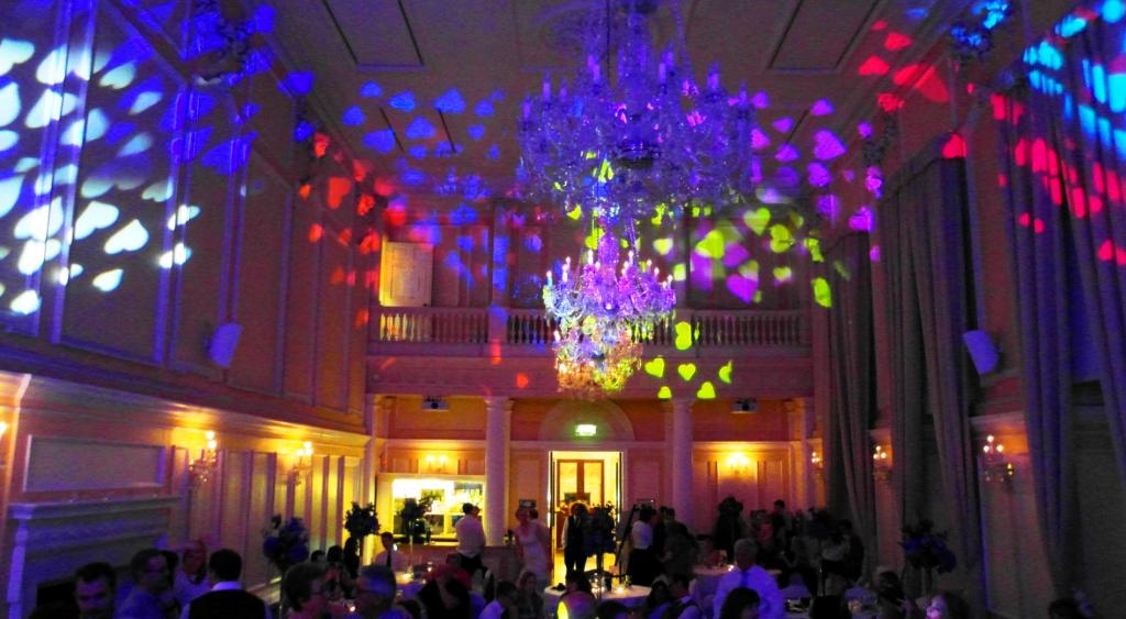 Assembly House Heart lighting in Norwich