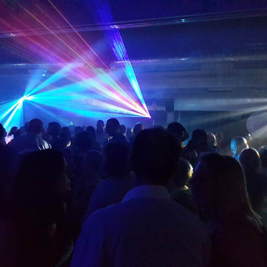 Soul Scene dancers with lasers