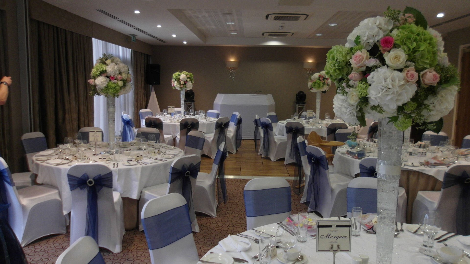 Wedding Breakfast Setup