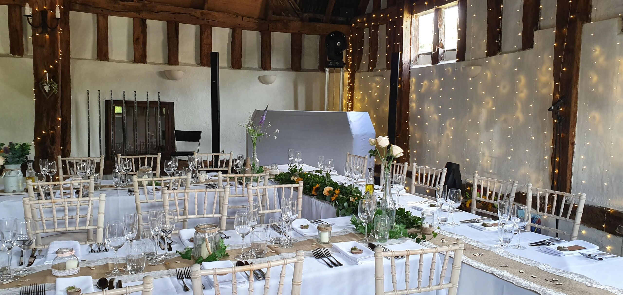 Smeetham Hall Barn Wedding Disco